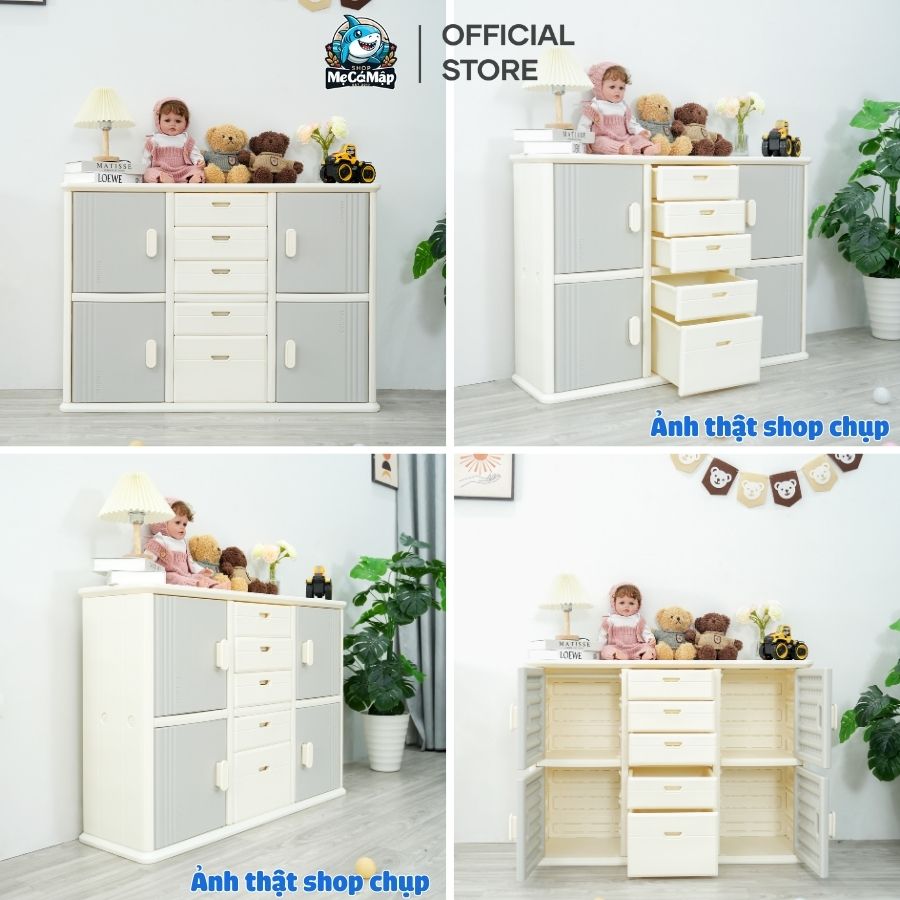 Kệ tủ 5 ngăn 4 cánh Pakey E011 52 Kệ tủ 5 ngăn 4 cánh Pakey E011