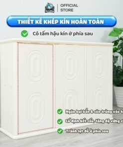 Kệ tủ 5 ngăn 4 cánh Pakey E011