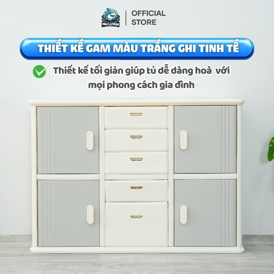 Kệ tủ 5 ngăn 4 cánh Pakey E011 50 Kệ tủ 5 ngăn 4 cánh Pakey E011