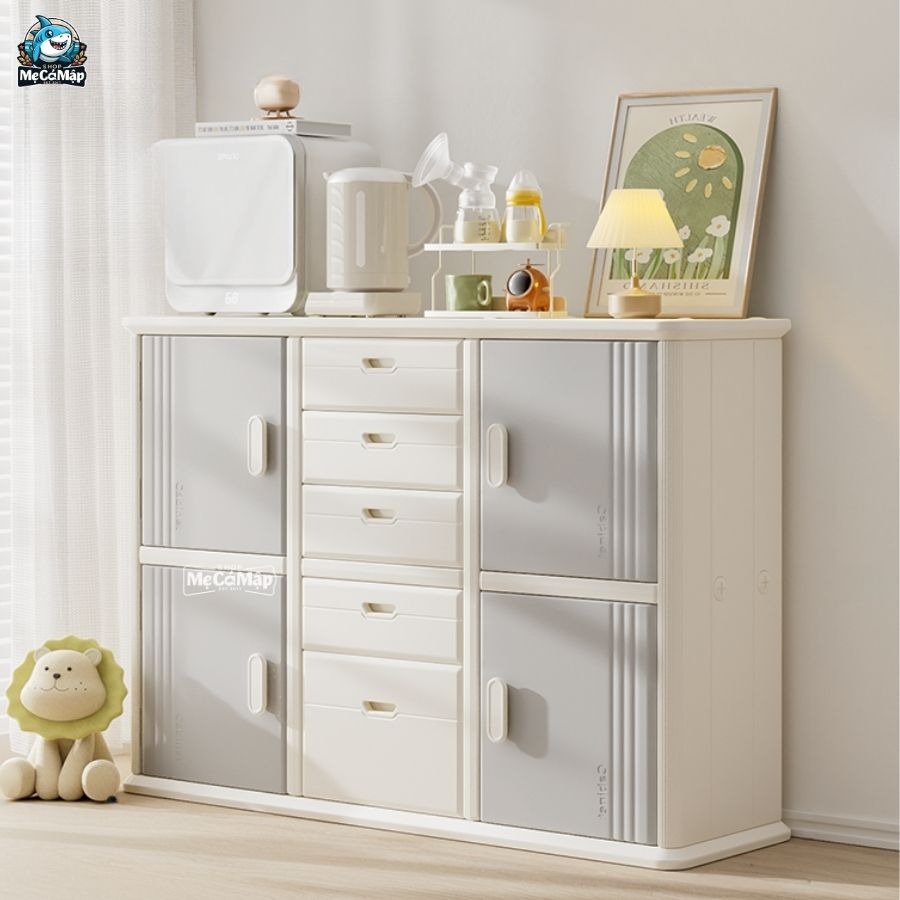 Kệ tủ 5 ngăn 4 cánh Pakey E011 53 Kệ tủ 5 ngăn 4 cánh Pakey E011