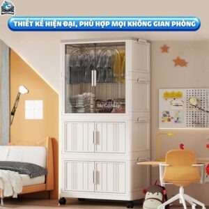 Tủ nhựa ngăn treo cho bé HC17