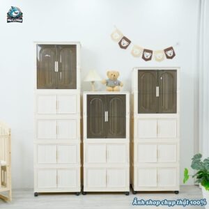 Tủ nhựa ngăn treo cho bé HC17