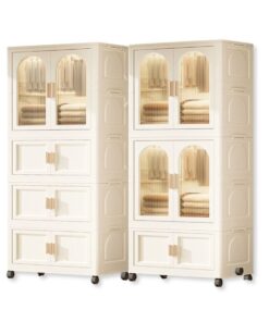 Tủ nhựa ngăn kéo kết hợp ngăn treo HC18