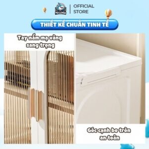 Tủ nhựa ngăn kéo kết hợp ngăn treo HC18