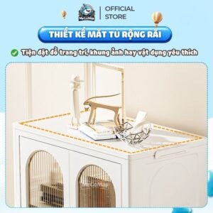 Tủ nhựa ngăn kéo kết hợp ngăn treo HC18