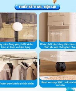Tủ nhựa ngăn treo 3/4 tầng HC19, HC19-S, HC21