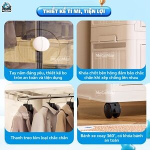 Tủ nhựa ngăn treo 3/4 tầng HC19, HC19-S, HC21