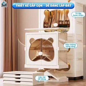 Tủ nhựa ngăn treo 3/4 tầng HC19, HC19-S, HC21