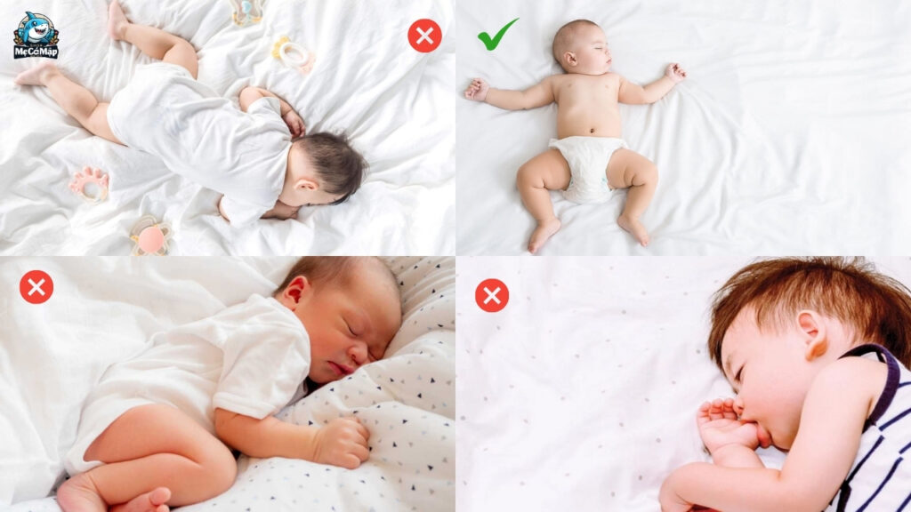 6 tư thế ngủ của trẻ sơ sinh, đâu là tư thế tốt và an toàn? 9 6 tư thế ngủ của trẻ sơ sinh, đâu là tư thế tốt và an toàn?