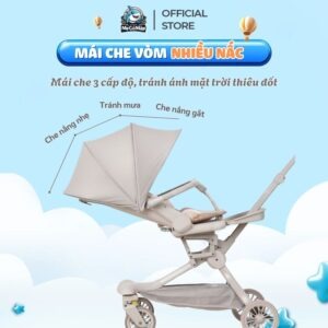 Xe đẩy du lịch Baobaohao V22-A