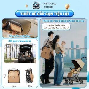 Xe đẩy gấp gọn Baobaohao Z5 cao cấp